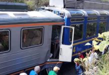 Choque frontal de trenes rumbo a Machu Picchu enluta a Perú Foto: Un muerto y varios heridos tras accidente ferroviario en Perú / Cortesía