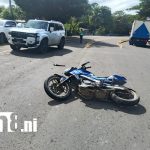 Motociclista herido tras ser embestido por una camioneta en el Lovago, Chontales Foto: Accidente en Chontales deja a motociclista con diversas lesiones /TN8