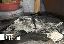 Foto: Imagen de La Purísima permanece intacta tras conato de incendio en Juigalpa/TN8