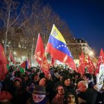 Foto: Protestas en París en respaldo a Venezuela /cortesía
