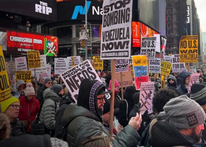 Foto: Protestas en respaldo a Venezuela /cortesía