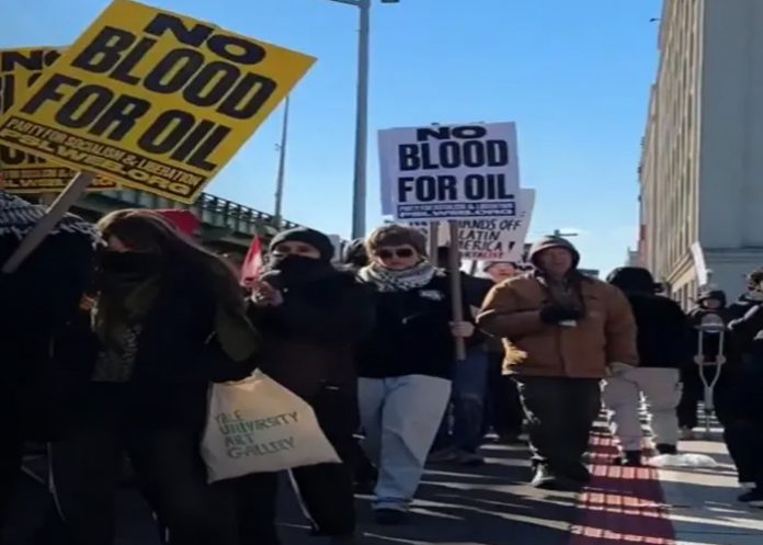 Foto: Protestas en Brooklyn en respaldo a Venezuela /cortesía