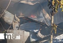 Foto: Incendio de origen eléctrico causa pérdidas totales en vivienda de Jalapa/TN8