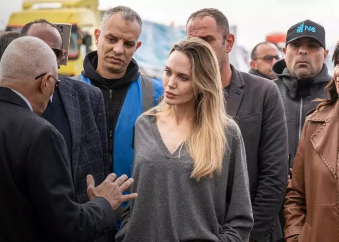 Foto: Angelina Jolie alza la voz por Gaza /cortesía