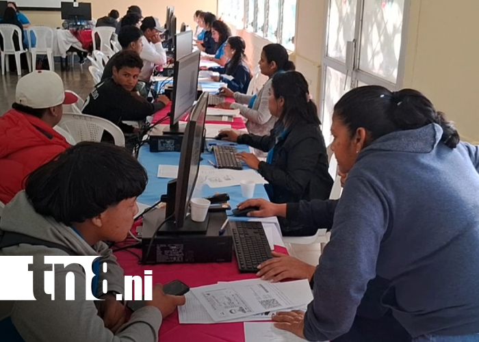 Foto: Masiva matrícula de INATEC en Jinotepe /TN8