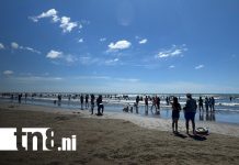 Foto: Año Nuevo, playa y familia en Nicaragua /TN8