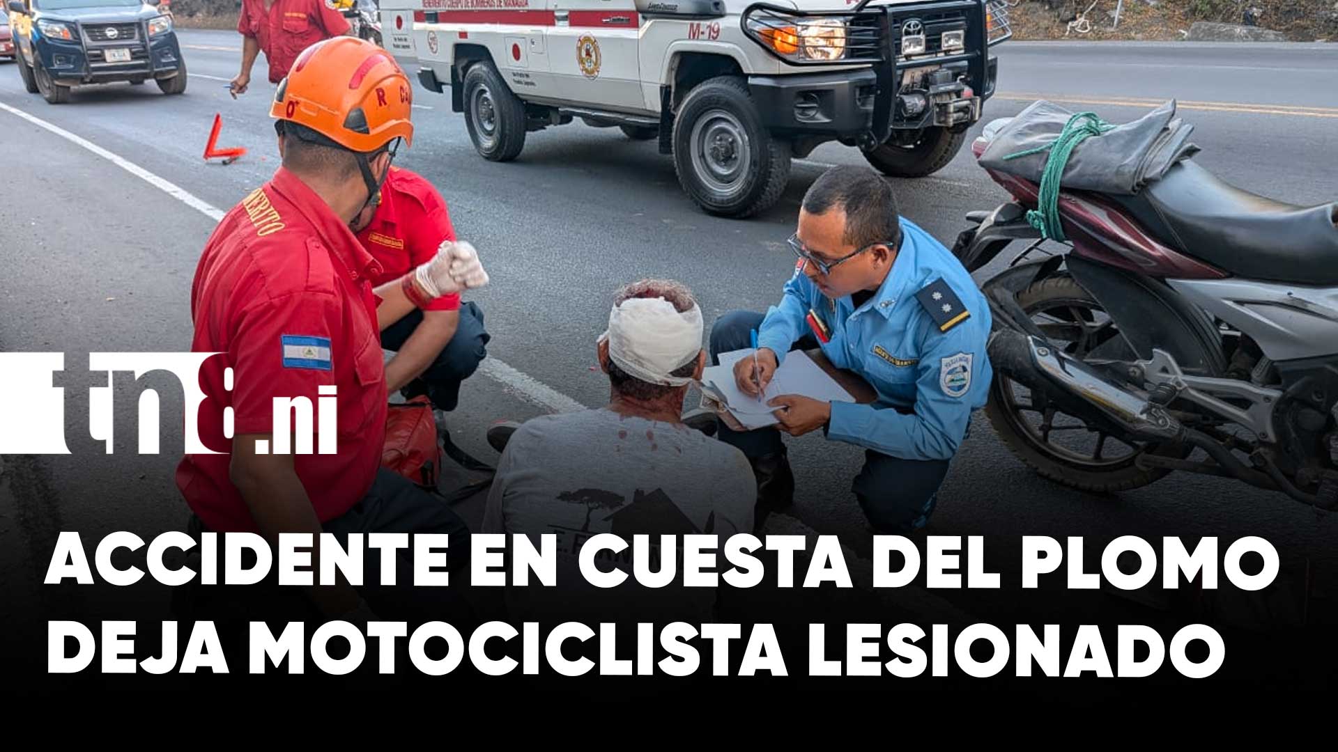 Accidente en la Cuesta del Plomo deja motociclista lesionado | TN8.ni