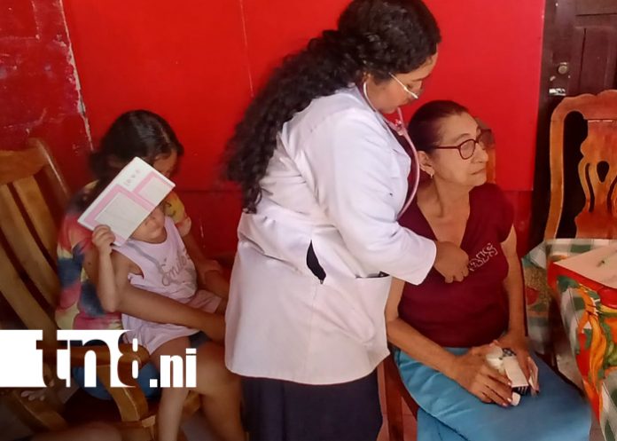 1 Foto: Barrio Laureano Mairena en Managua recibe jornada integral de salud / TN8