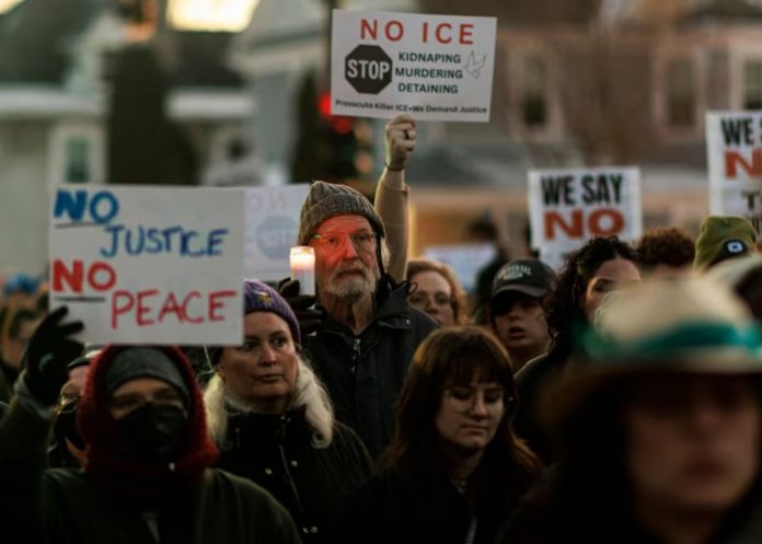 Foto: ICE: miles protestan en Minneapolis tras muerte de mujer/Cortesía