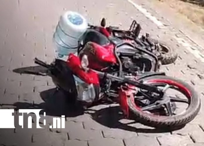 Foto: San Rafael del Sur reporta accidente de motos con conductor lesionado/Tn8