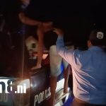 Foto: Conductor ebrio quiso huir y terminó volcando frente a una patrulla de tránsito en Bluefields/TN8