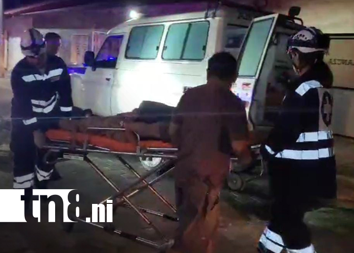 Foto: Motociclista resulta herido tras accidente en el barrio Panamá Soberana, Estelí/TN8
