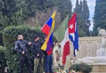 Nicaragua acompaña homenaje a combatientes cubanos y venezolanos en Roma Foto: Nicaragua acompaña homenaje a combatientes cubanos y venezolanos en Roma / Cortesía