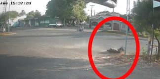 Foto: Video capta nuevo y peligroso accidente en el cruce del Carlos Marx en Managua/TN8