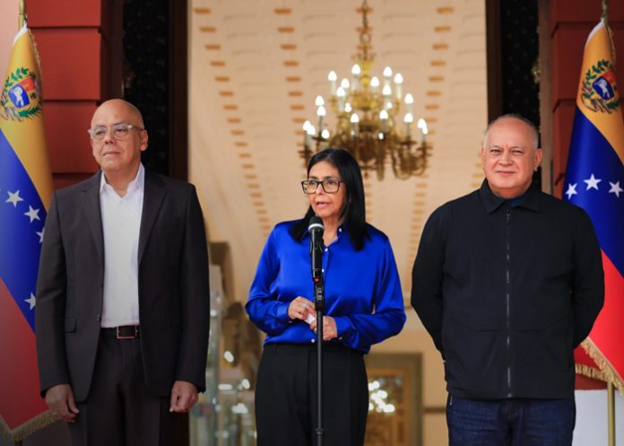 Foto: Delcy Rodríguez habla con Trump /cortesía Foto: Delcy Rodríguez habla con Trump /cortesía