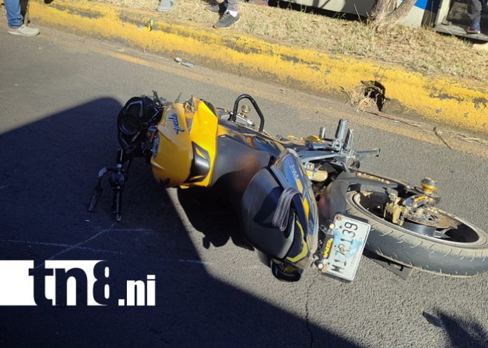Foto: Motociclista muere en Masaya–Granada /TN8