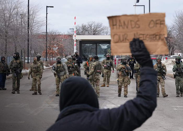 Foto: Trump sobre protestas en Minnesota /cortesía 
