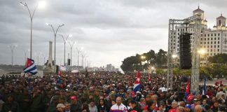 Foto: Multitudinario adiós en Cuba /cortesía