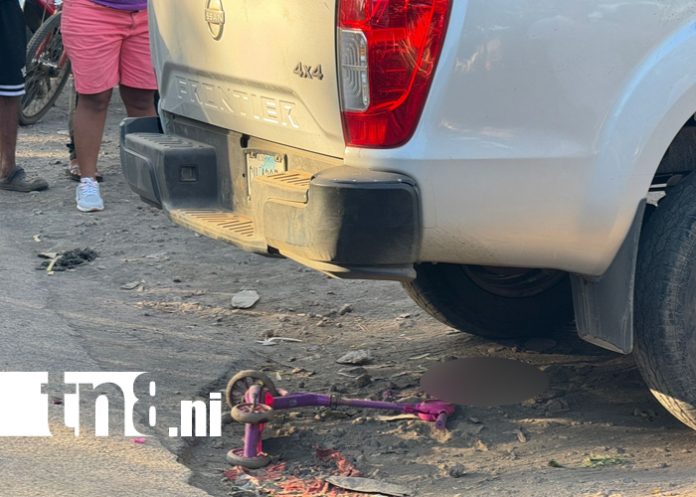 Foto: Tragedia en Chinandega: menor de 4 años pierde la vida mientras jugaba con su patineta/TN8