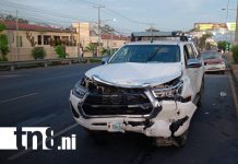 Foto: Accidente en carretera a Masaya por no guardar distancia/TN8