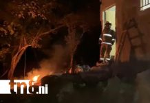 Foto: Conflicto de pareja generó alarma y movilización de bomberos, en Estelí/TN8