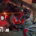 Foto: Motociclista ebrio provoca accidente en la peligrosa cuesta de La Gallina, en Estelí/TN8