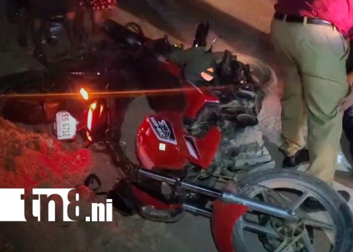 Foto: Motociclista ebrio provoca accidente en la peligrosa cuesta de La Gallina, en Estelí/TN8
