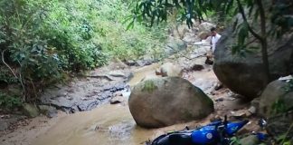 Foto: Motociclista fallece tras salir de la vía en el Puente Alalí, Nueva Segovia/ TN8