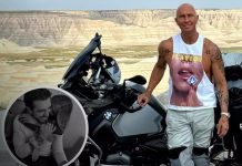 Foto: Erik Rubín y una posible novia /cortesía