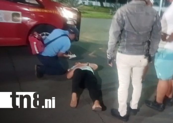 Foto: Accidente en Managua deja mujer lesionada tras choque/TN8