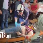 Accidente en Estelí: mujer atropellada por motociclista Foto: Accidente en Estelí deja a mujer lesionada tras atropello/TN8