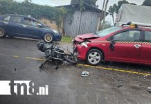 Motociclista herido tras colisión de vehículos en Jalapa, Nueva Segovia Foto: Motociclista herido tras colisión de vehículos en Jalapa, Nueva Segovia/TN8