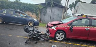 Foto: Motociclista herido tras colisión de vehículos en Jalapa, Nueva Segovia/TN8