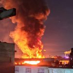 Foto: Voraz incendio en San Pedro Xalostoc, en Ecatepec de Morelos, Estado de México/Cortesía