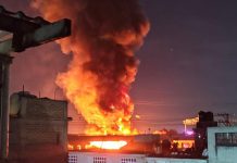 Foto: Voraz incendio en San Pedro Xalostoc, en Ecatepec de Morelos, Estado de México/Cortesía