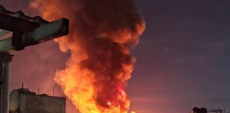 Foto: Voraz incendio en San Pedro Xalostoc, en Ecatepec de Morelos, Estado de México/Cortesía