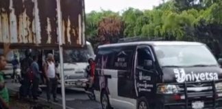 Foto: Accidente en Ticuantepe deja dos personas lesionadas /TN8