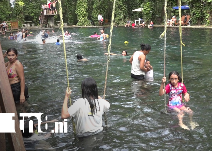 Foto: Vacaciones escolares concluyen con diversión en balneario Ojo de Agua / TN8