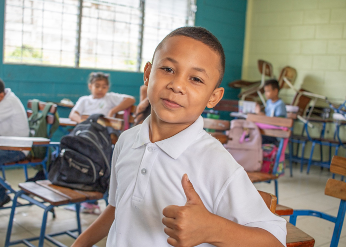 Foto: ¡Hoy los niños y niñas de Nicaragua regresan contentos a clases!/Cortesía