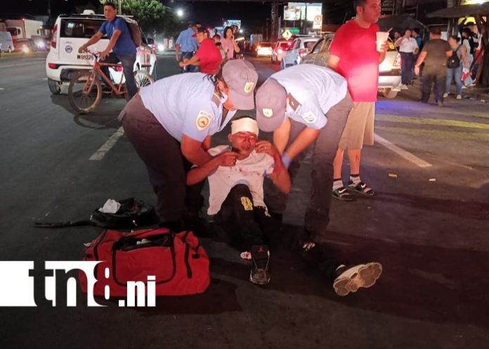 Foto: Accidentes en Distrito VI de Managua dejan varios lesionados/TN8
