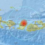 Foto: Sismo nocturno de magnitud 5,7 se registra en Indonesia /Cortesía
