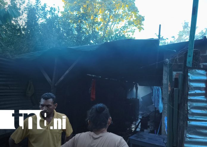 Foto: Primer incendio del año 2026 en Chinandega deja cuantiosas pérdidas materiales/TN8