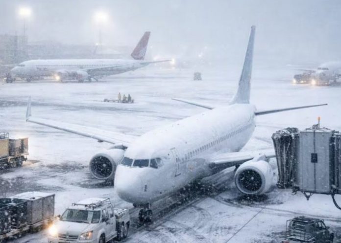 Foto: Estados Unidos espera normalizar vuelos tras histórica tormenta / Cortesía