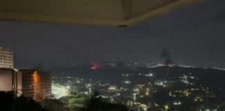 Foto: Fuertes detonaciones sacuden Caracas y otras zonas de Venezuela/Cortesía