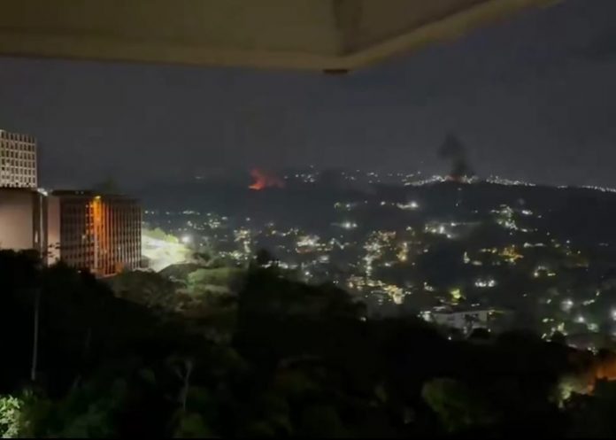 Foto: Fuertes detonaciones sacuden Caracas y otras zonas de Venezuela/Cortesía
