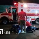 Accidente de tránsito deja dos personas lesionadas en el sector Jonathan González en Managua Foto: Accidente deja dos lesionados en sector Jonathan González, Managua/TN8