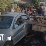 Foto: Caballo descontrolado provoca fuerte accidente en Belén, Rivas/TN8