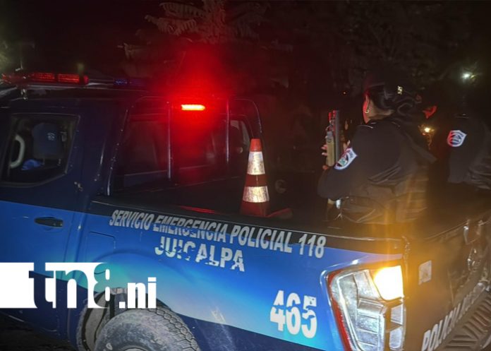 Foto:Ataque con arma blanca moviliza a Policía Nacional en Juigalpa/TN8.