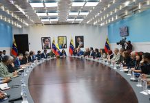 Desde el Consejo de Ministros 757, Venezuela envía un mensaje de paz y soberanía al mundo Foto: Delcy Rodríguez preside Consejo de Ministros 757 en Venezuela/Cortesía