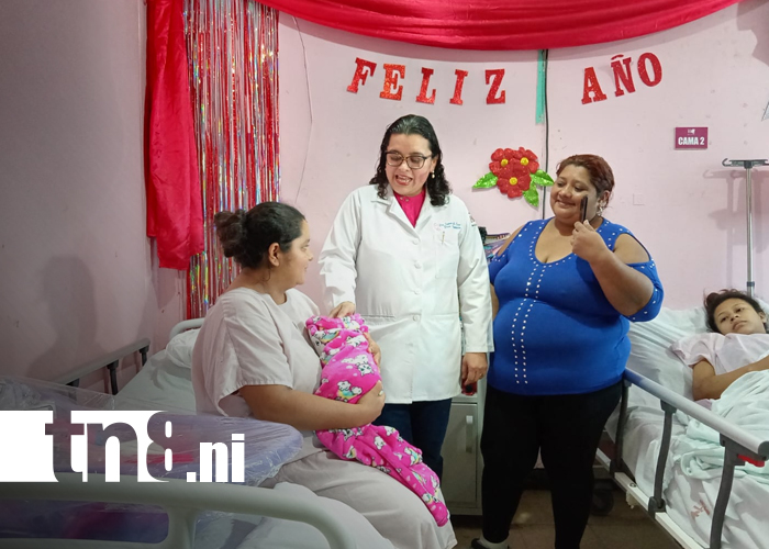 Foto: Siete recién nacidos llegan al mundo en hospitales de Managua/TN8